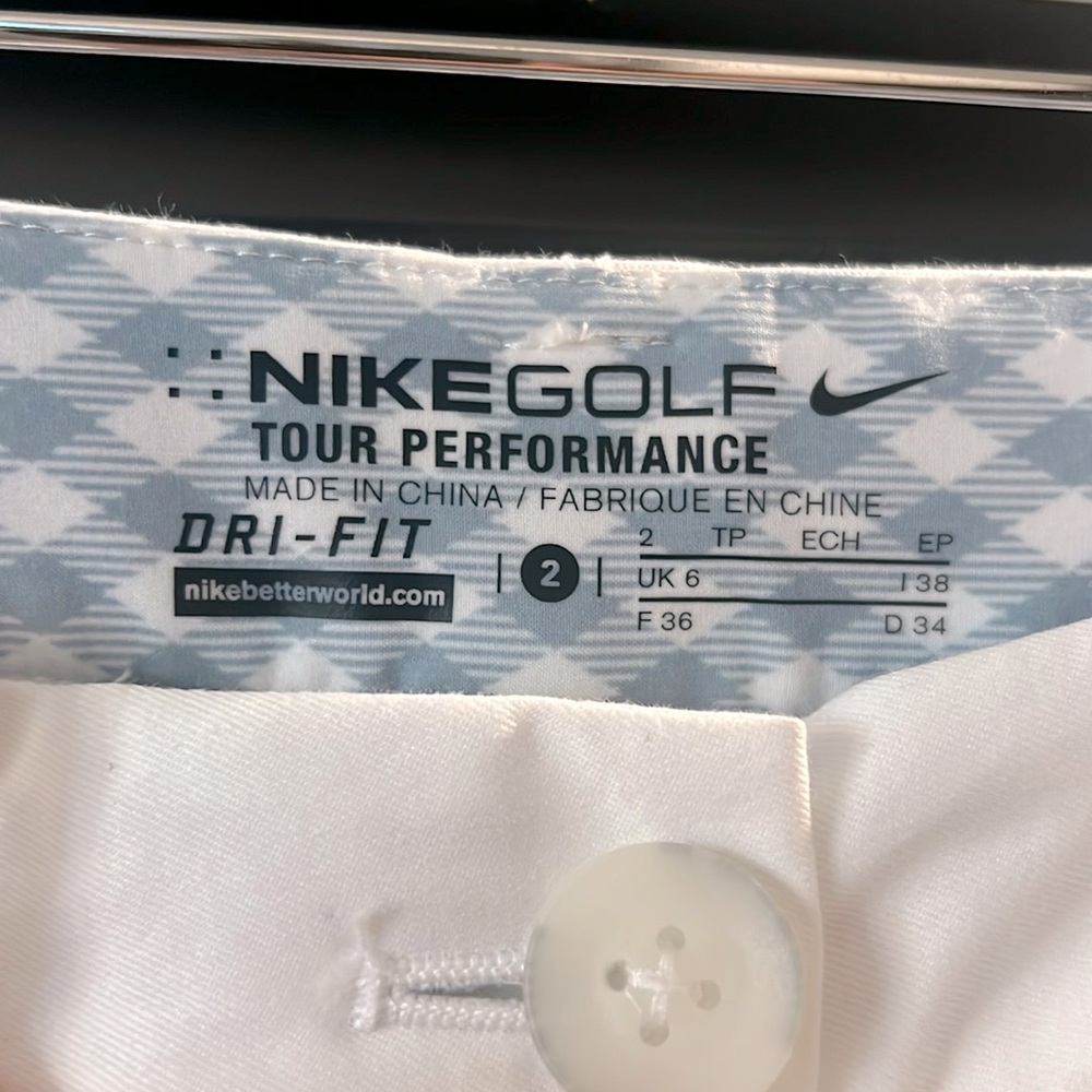Women’s Nike Golf Pants- Size 2 in White